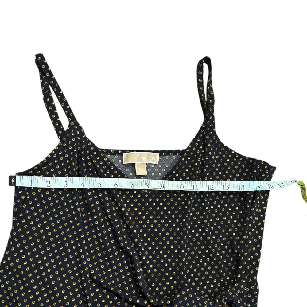 NWOT- MICHAEL Michael Kors - Printed Side-Tie Sleeveless Jumpsuit - Size L - Picture 3 of 7